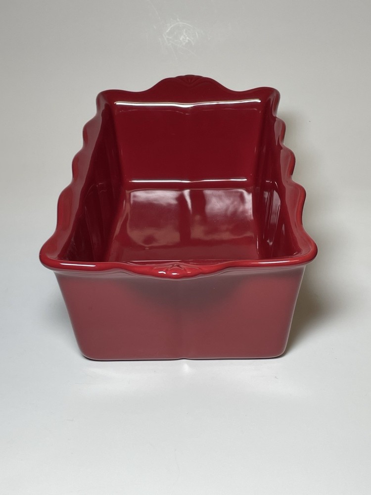 Princess House Pavillion Berry Red 12” Rectangular Baker