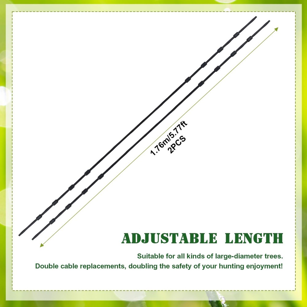 Replacement Tree Stand Cables 2PCS Replacement Cables for Climbing