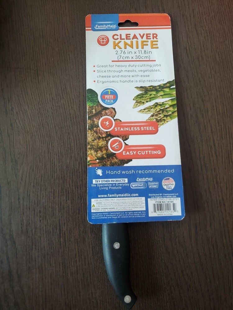 Cleaver Knife 2.76"X11.8"H