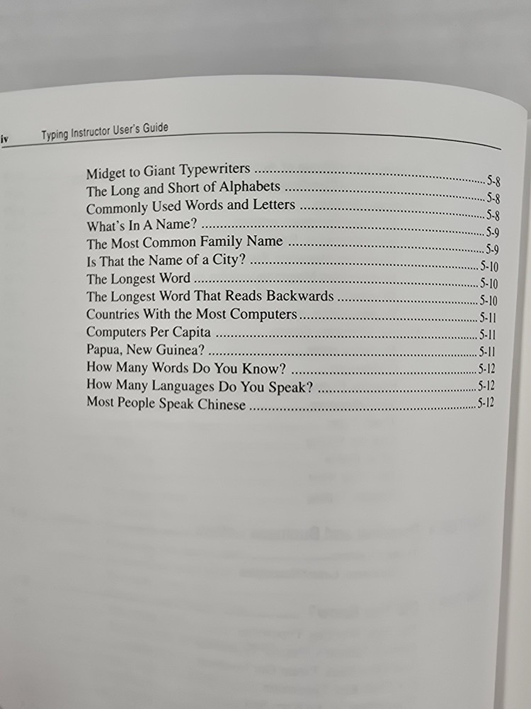 Typing Instructor Deluxe 11 Edition: Unopened/Sealed CD and User’s Guide