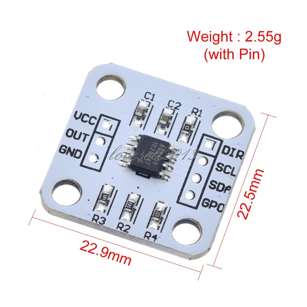 1PCS AS5600 magnetic encoder magnetic induction angle measurement sensor module