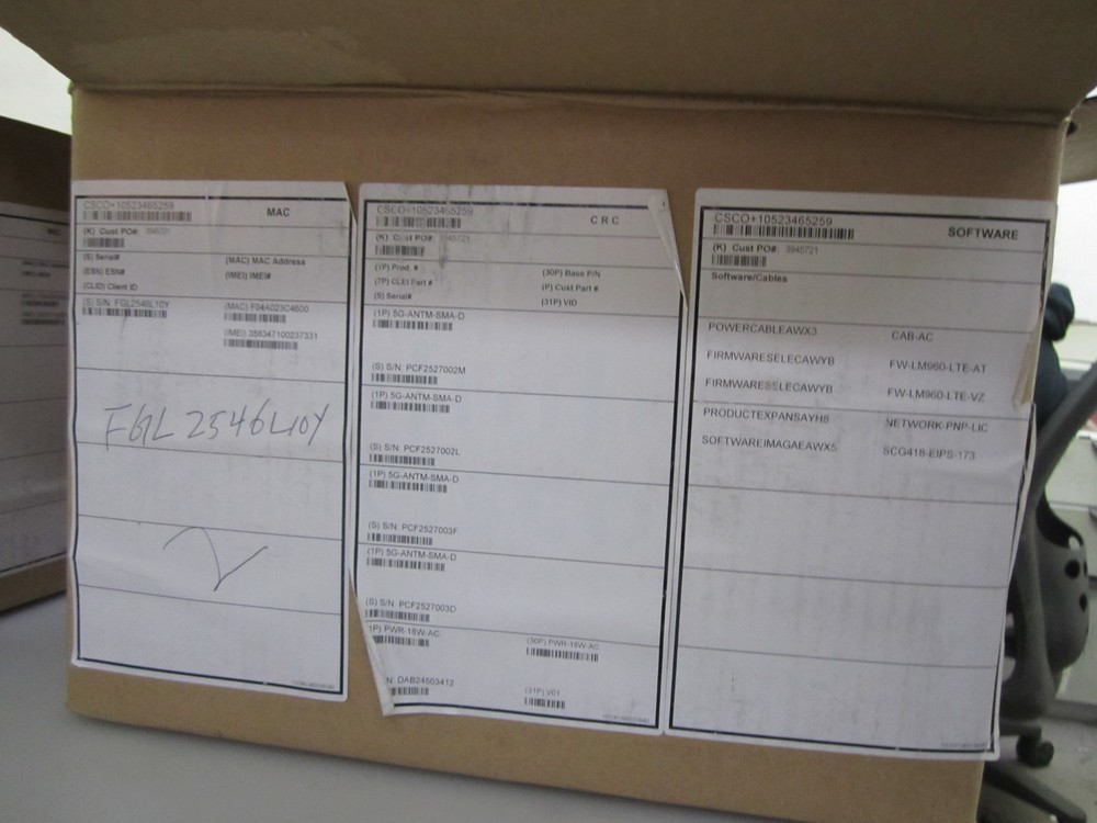 Cisco Catalyst CG418-E WIRELESS ROUTER OPEN BOX