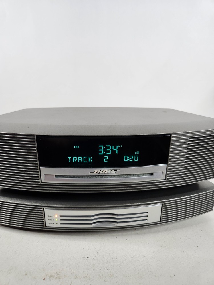 Bose Wave Music System CD Player Model With Multi CD Changer Remote Tested