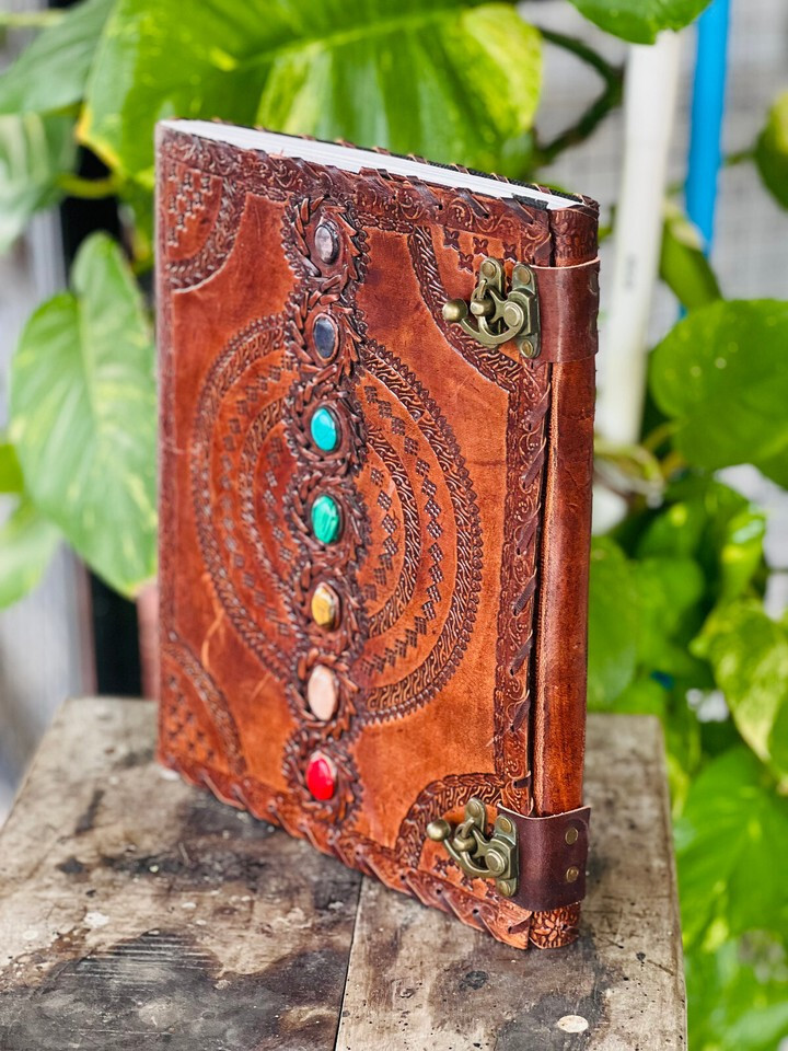 Goat Handmade Prime Leather Journal Seven Stone journal