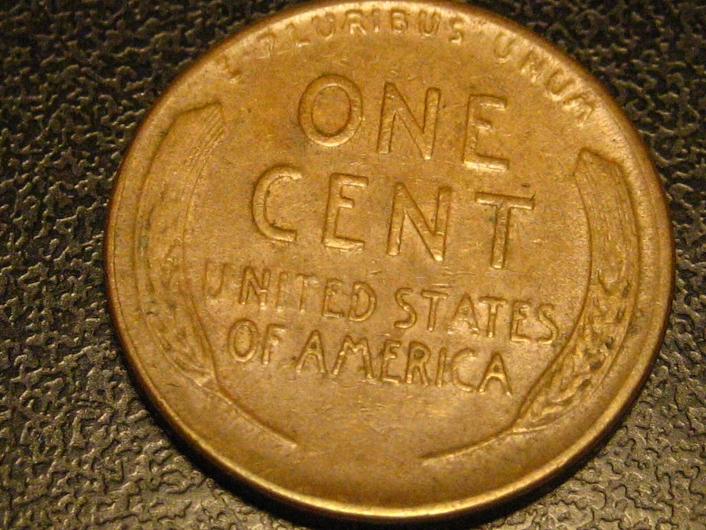 1954-S Lincoln Head Cent ERROR FILLED 9
