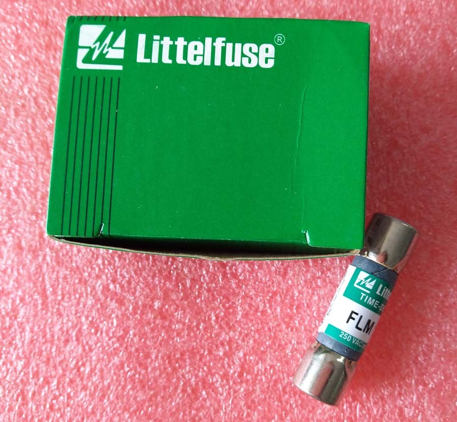 Littelfuse FLM2 (FLM-2) 2 Amp ( 2A ) 250Vac Midget Time-Delay Class CC Fuse