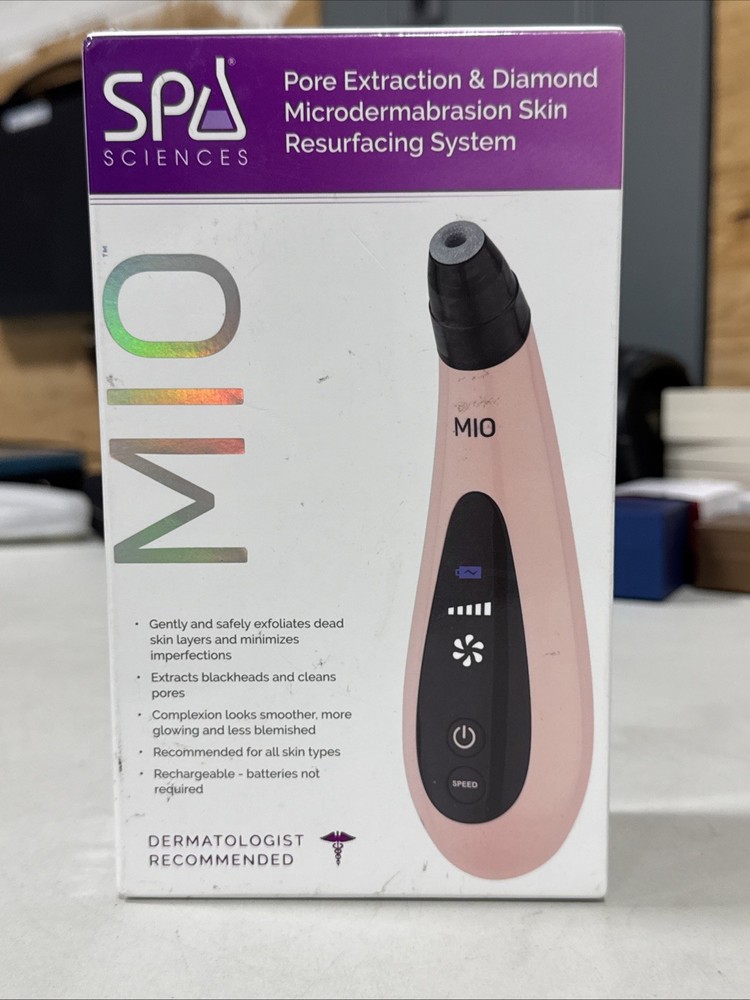 MIO Spa Sciences Diamond Microdermabrasion Pore Extraction Skin Bin B2 R2