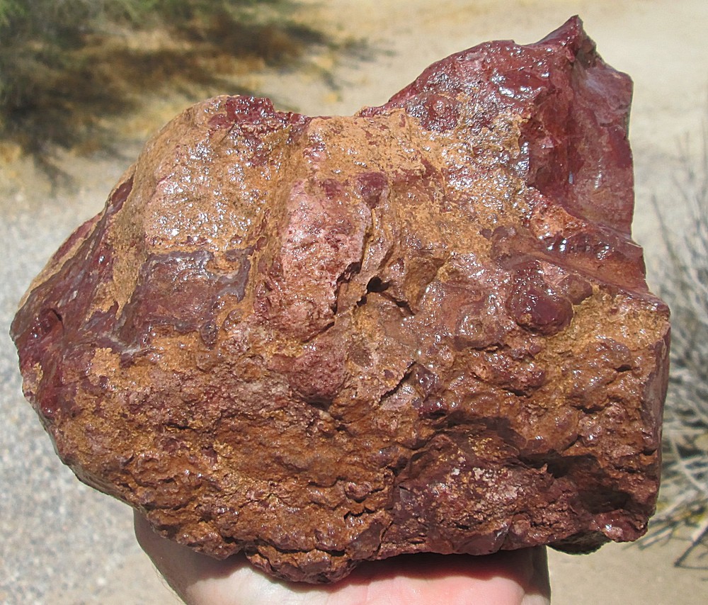UNKNOWN JASPER AGATE ROUGH ~ 8 lbs. 0 ozs. CADY MOUNTAINS MAYBE?