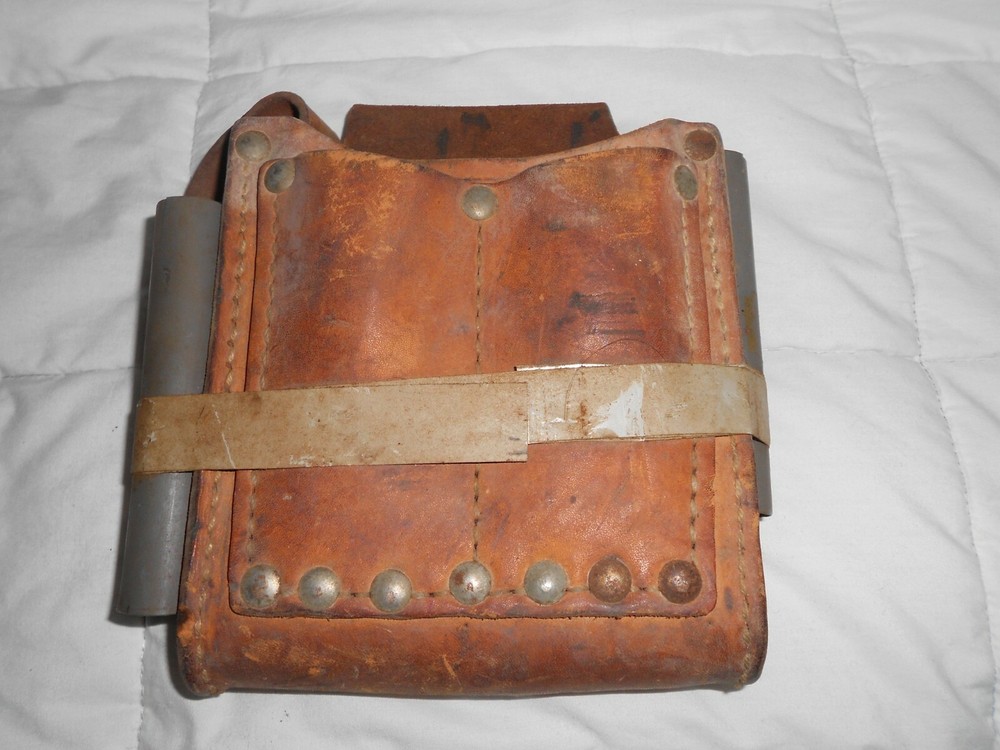 Vintage Klein Buhrke  Lineman Tool pouch