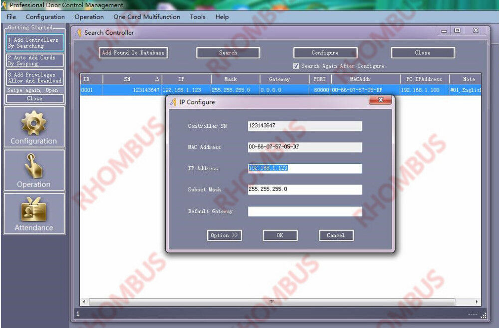 TCP/IP 1 Door Browser Server B/S iOS Android Apple App Access Controller w/Power