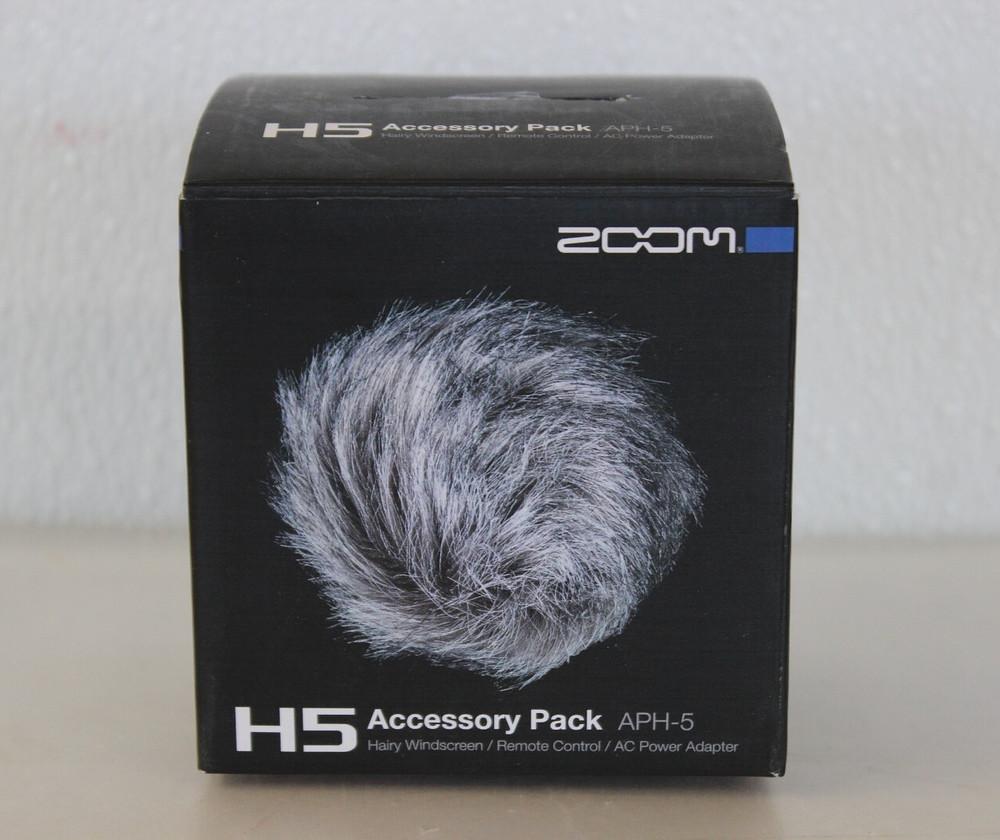 Zoom H5 Accessory Pack APH-5 | Windscreen, Remote, AC Adapter