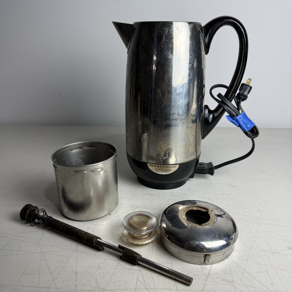 Farberware Superfast Fully Automatic 12 Cup Percolator Coffee Pot 142 TESTED