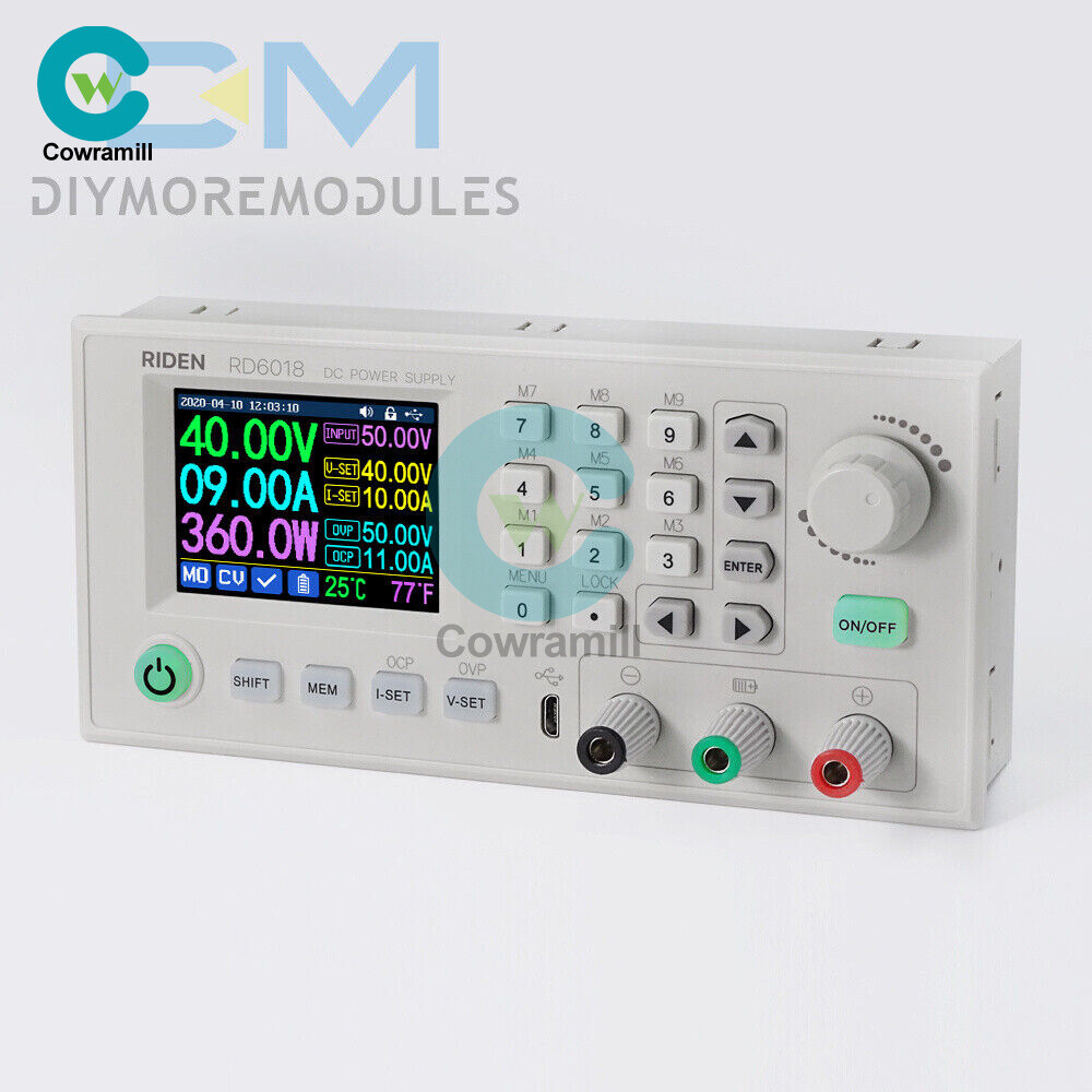 RD6018W USB DC CNC Voltage Step Down Power Supply Buck Converter Module + WiFi