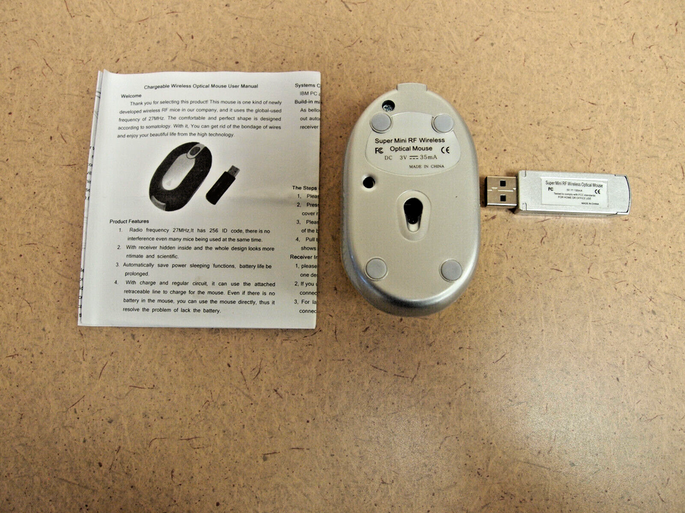 Google Super Mini RF Wireless Optical Mouse