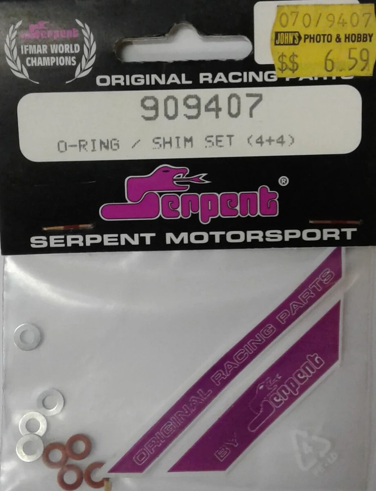 Serpent bundle (802221 wishbone) & (909407 o-ring)