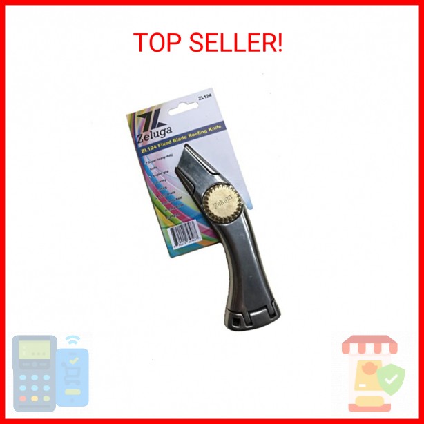 Zeluga 19-124 Fixed Blade Roofing Knife