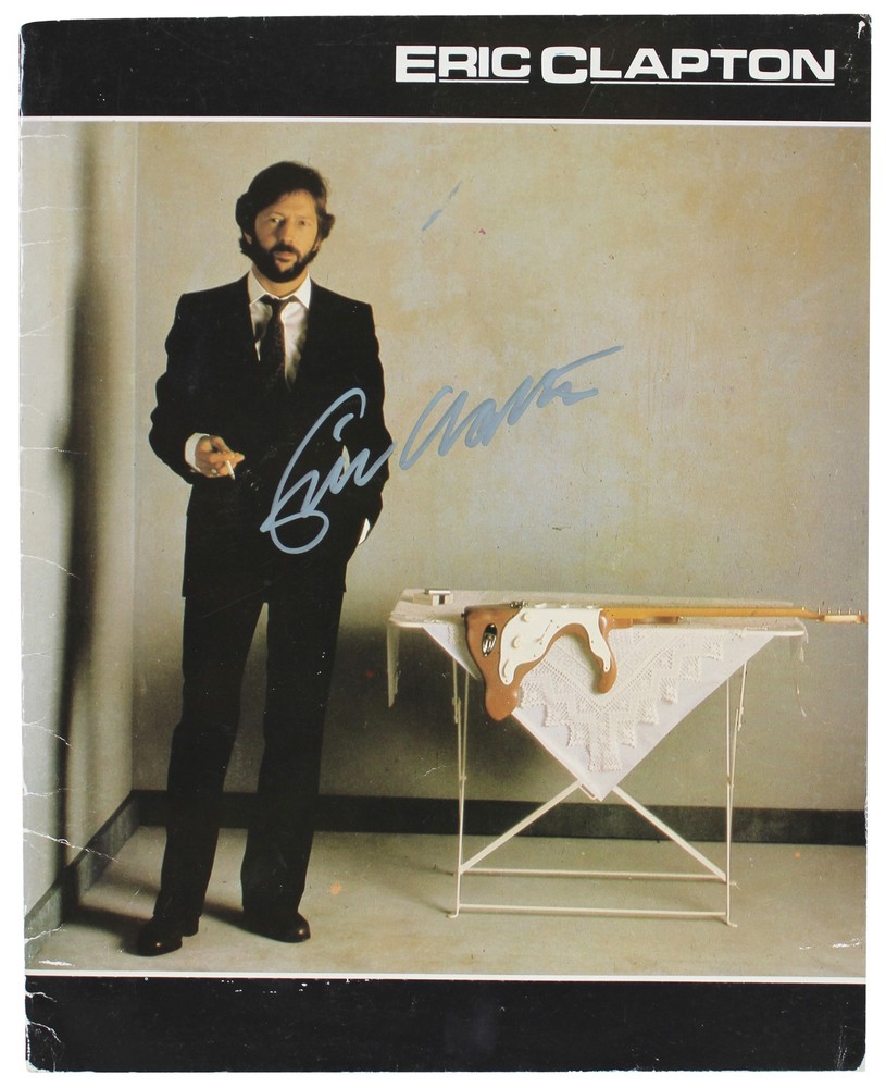 Eric Clapton Authentic Signed 9x11.5 Money & Cigarettes Program JSA #YY79040