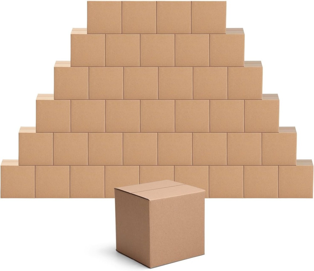 EdenseeLake 40 Pack 5x5x5 inches Shipping Boxes Small inch, Brown
