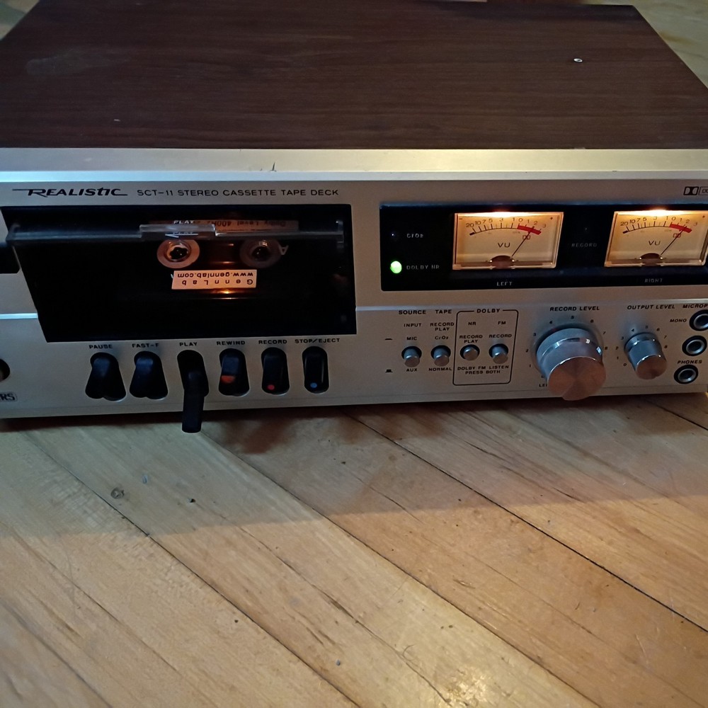 Working Realistic Sct-11 Vintage Tape Deck - Serviced