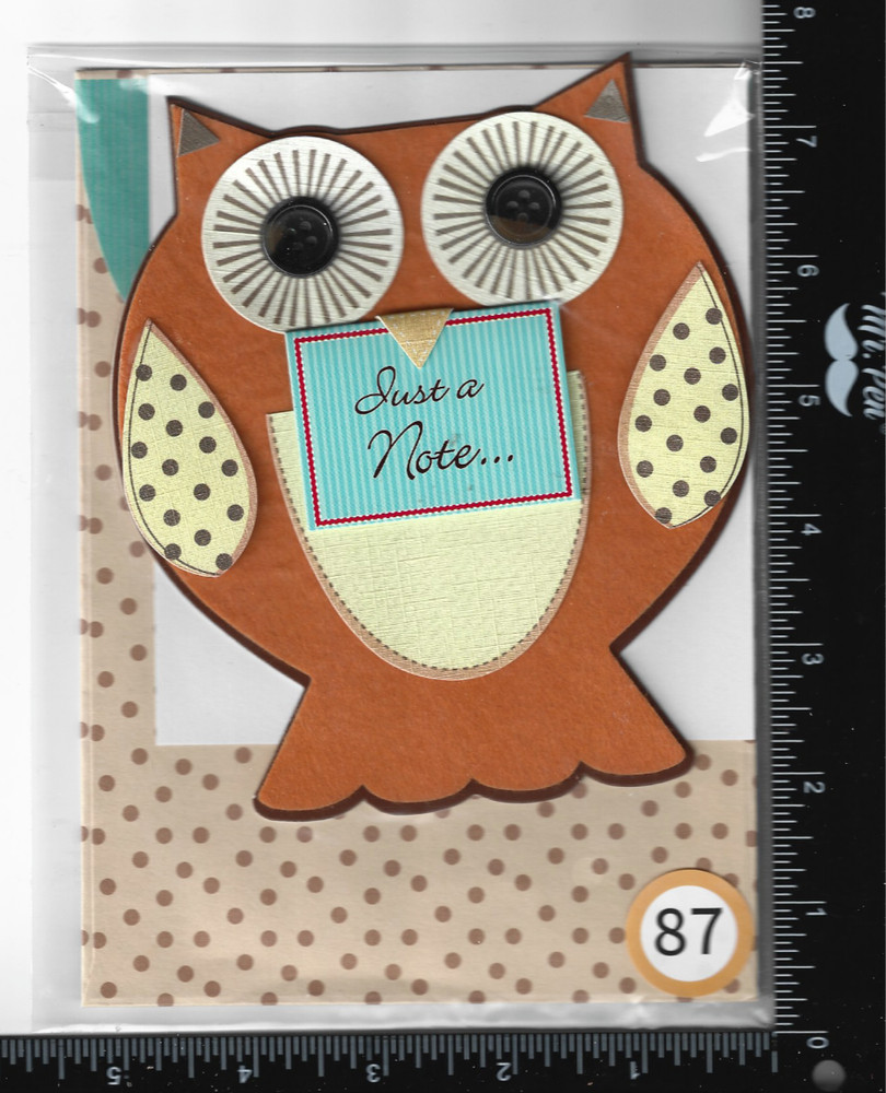 (I)    - 1  card   blank inside Embellished with Envelope