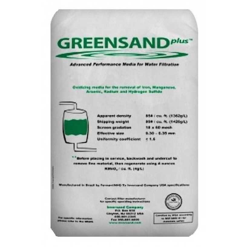 GreenSand Plus Media 1/2 Cu. Ft. Iron Manganese and sulfur Removal GreenSandPlus