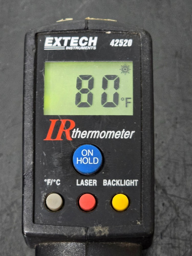 Extech 42520 Laser Infrared IR Thermometer Tested / Works
