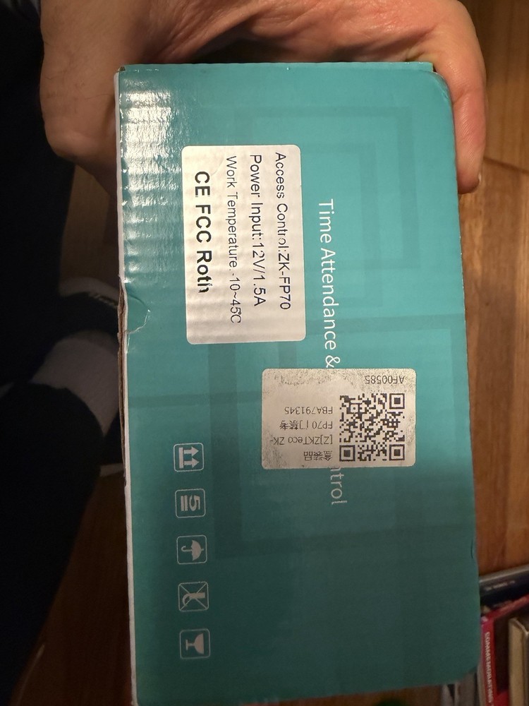 Time Attendance & Access Control ZK-FP70