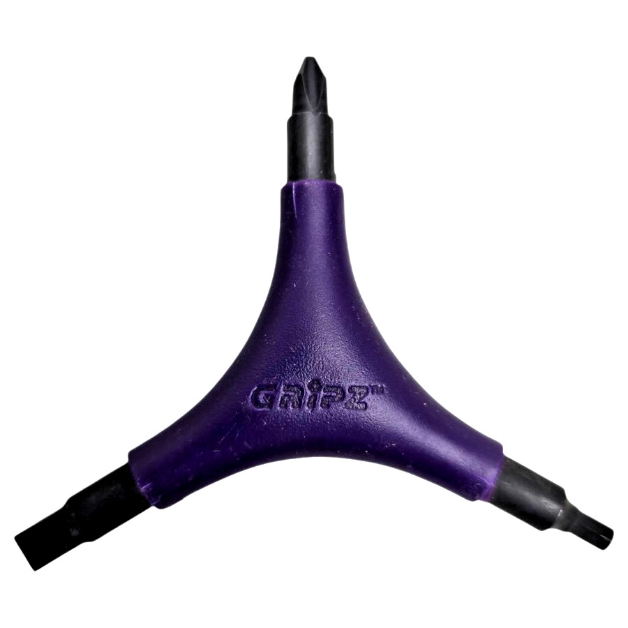 Gripz Inline Skate Tool 6 Tools 4 Mm Hex Rotate Wheels Remove Bearings 2 Screwdr