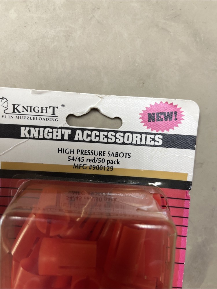 KNIGHT. Sabots Muzzle Loader .54 cal. ….50 in the pack