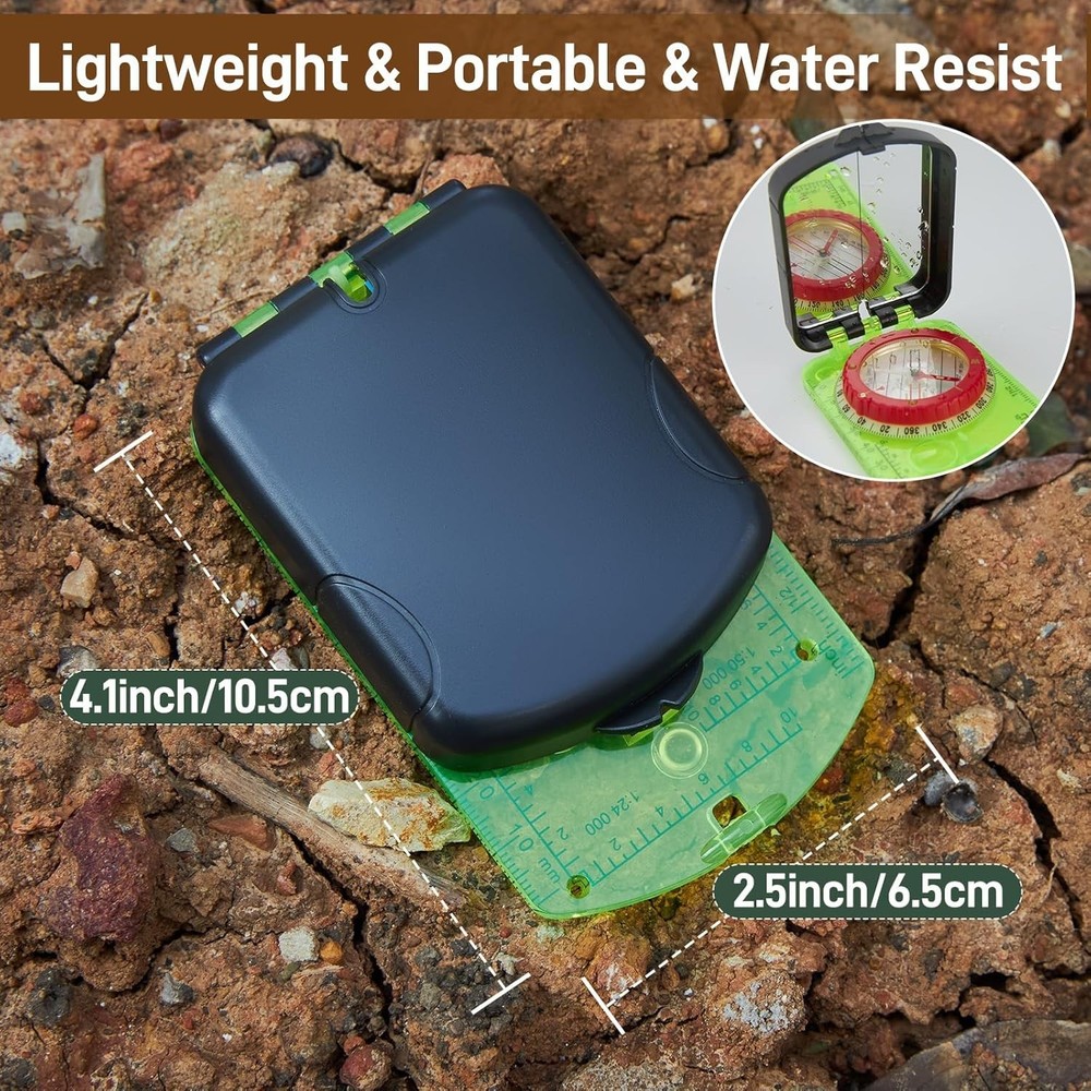 Finest Mirror Compass Outdoor Navigation - Alternative