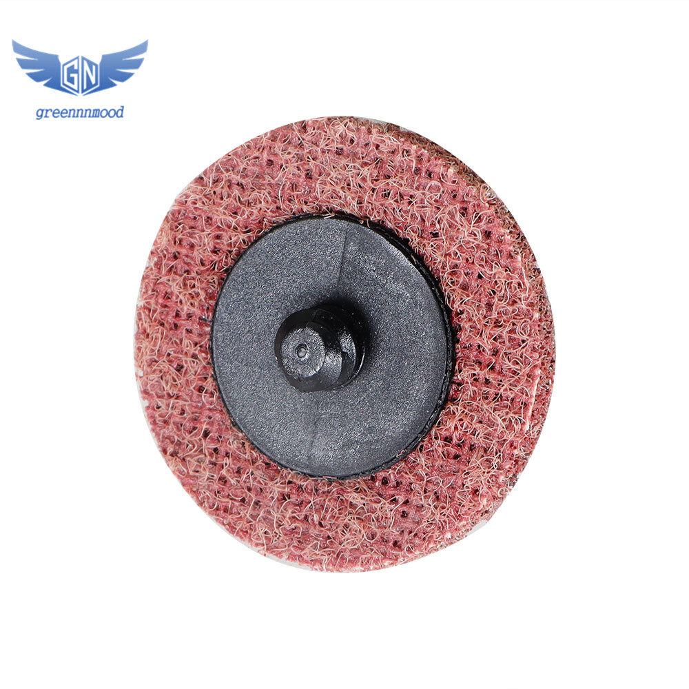 50× 2" Medium Surface Conditioning Discs Roll Lock Die Grinder Sanding Pads New