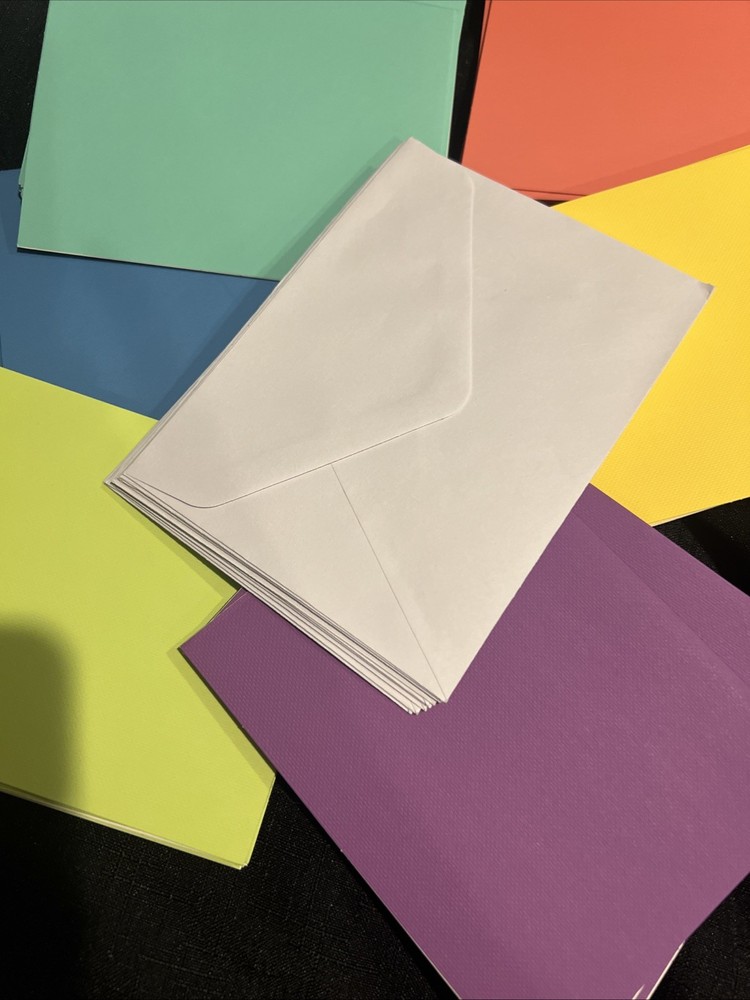 Unbranded Blank Note Cards with Envelopes 56 count