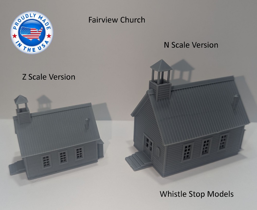 N-Scale Fairview Church
