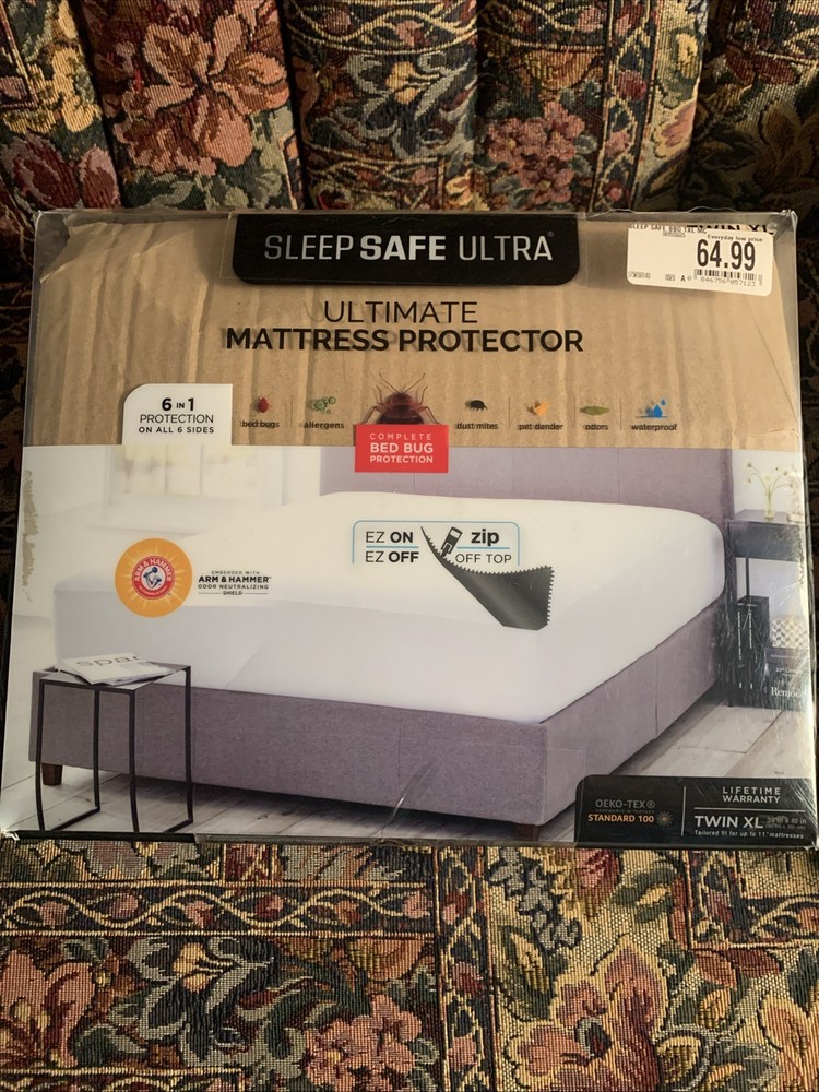 Sleep Safe Ultimate Anti-Bed Bug Box Spring Protector Twin XL