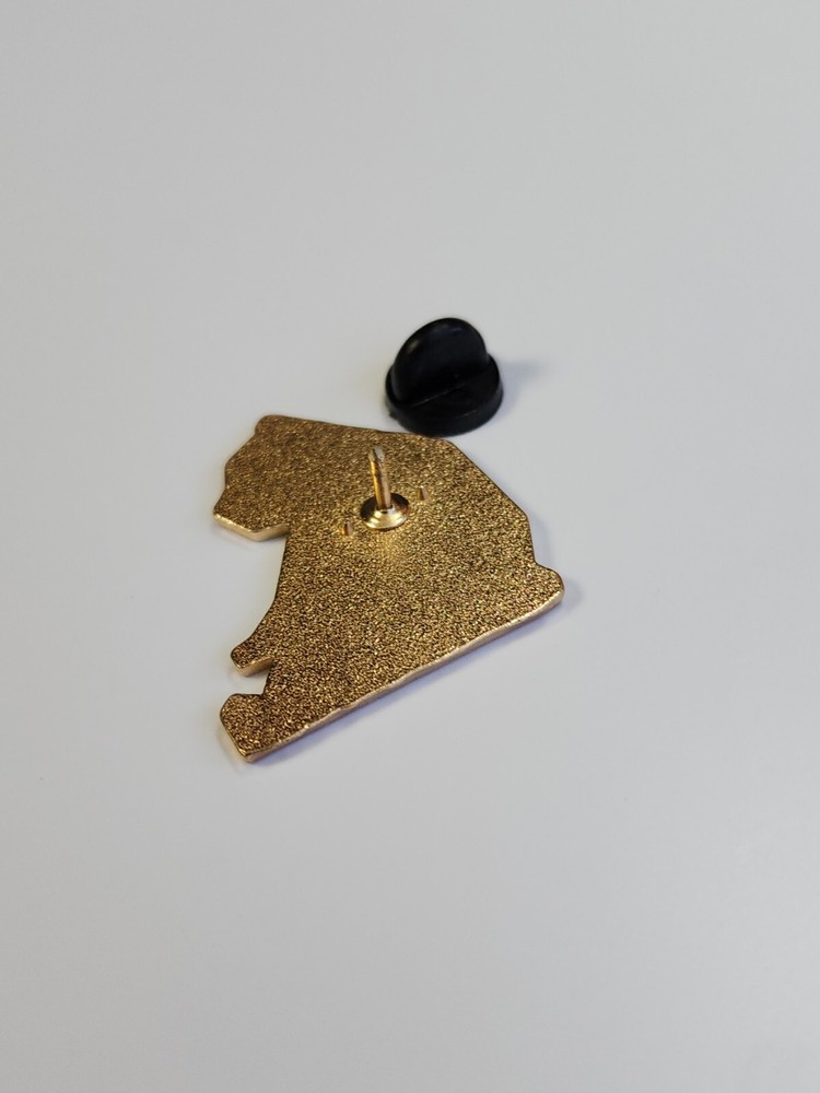 Panda Bear Lapel Pin Block Style Black & White Colors