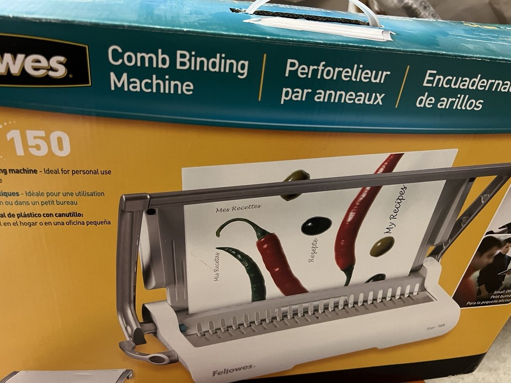 Fellowes Star 150 Manual Comb Binding Machine