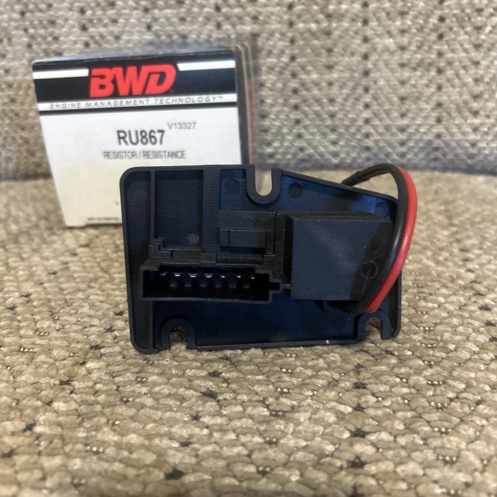 HVAC Blower Motor Resistor Front BWD RU867