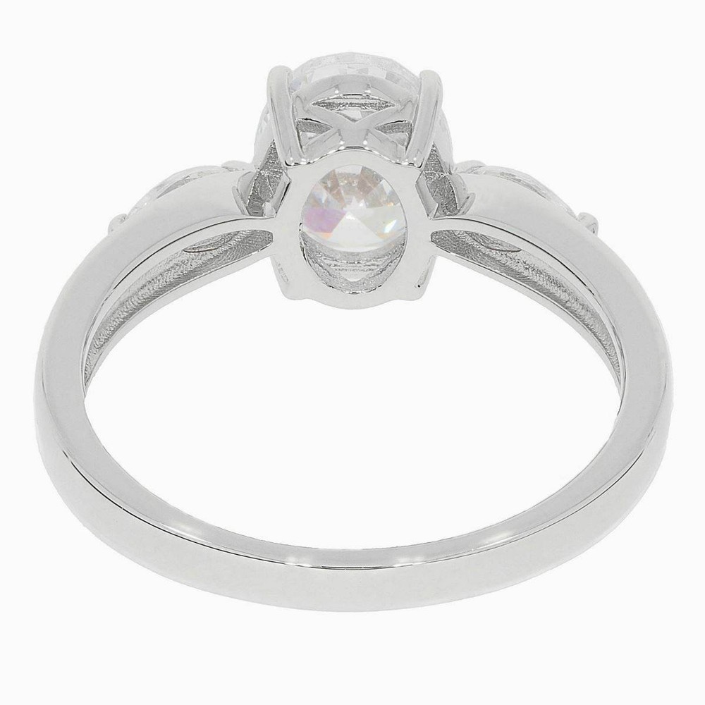 Sterling Silver Semi Mount Ring Setting OV 9X7mm