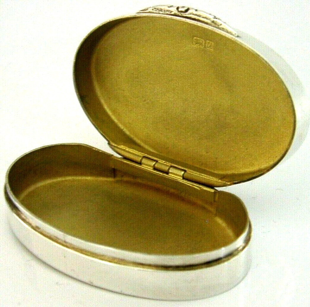 CASED BOXED SOLID STERLING SILVER BOX 1995 GALLAGHER