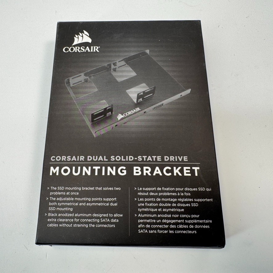 Corsair Dual SSD Solid State Mounting Bracket 3.5" CSSD-BRKT2 Black