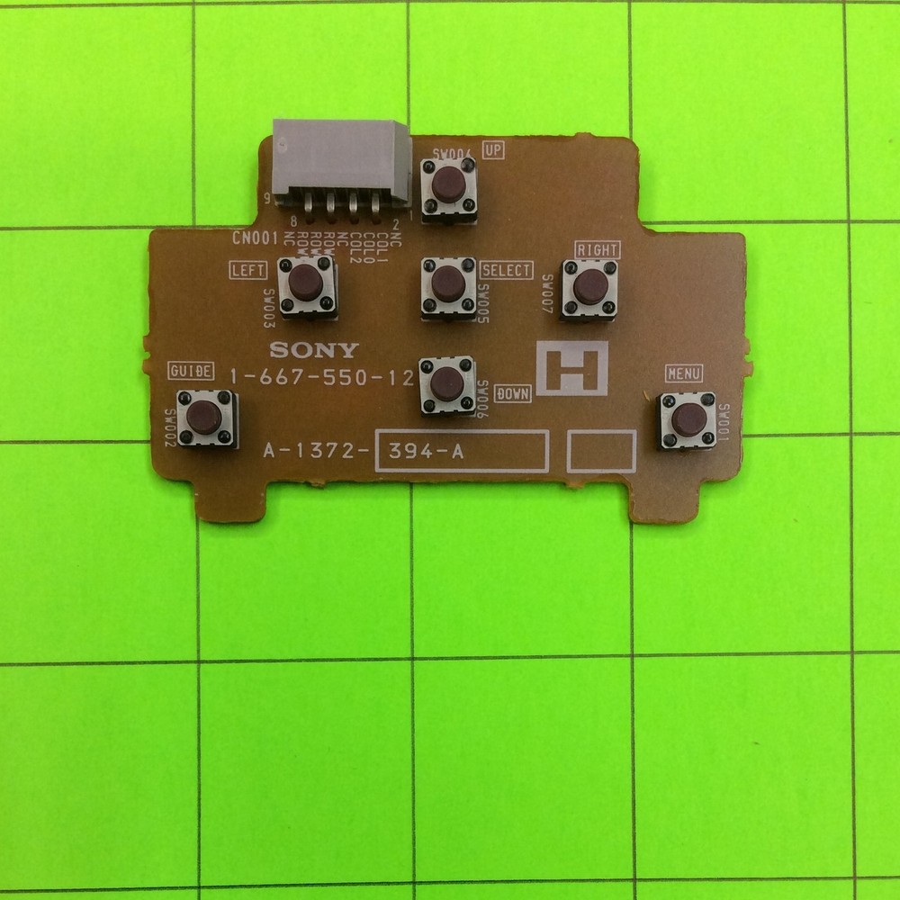 Sony SAT-A4 Satellite Receiver Cable Up/Down/Left/Right/Select/Guide/Menu Button