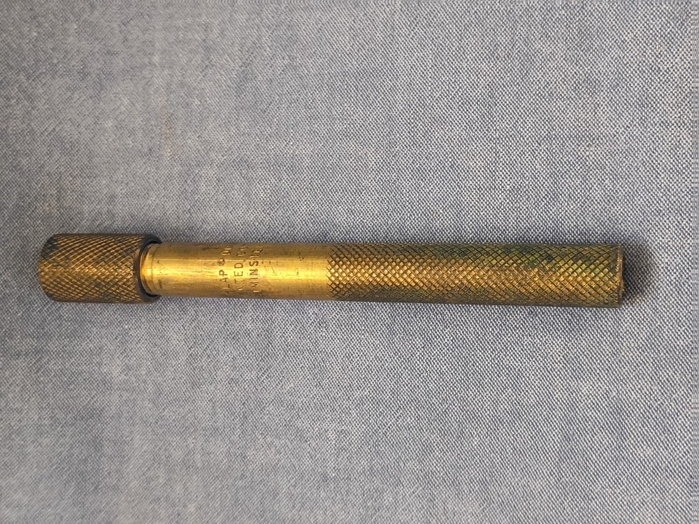 Vintage Brass Eze-Lap Diamond Sharpener -used-