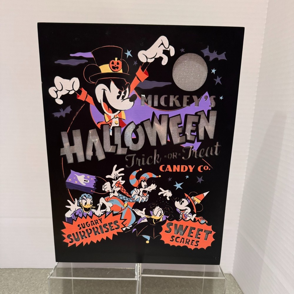 Disney Halloween Lighted Sign