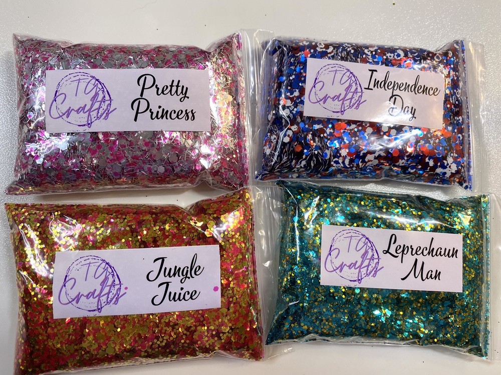 2oz chunky glitter mixes