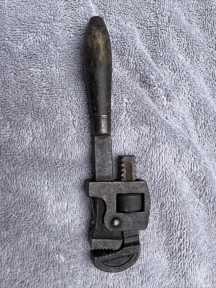 Monkey Wrench Wood Handle 7”