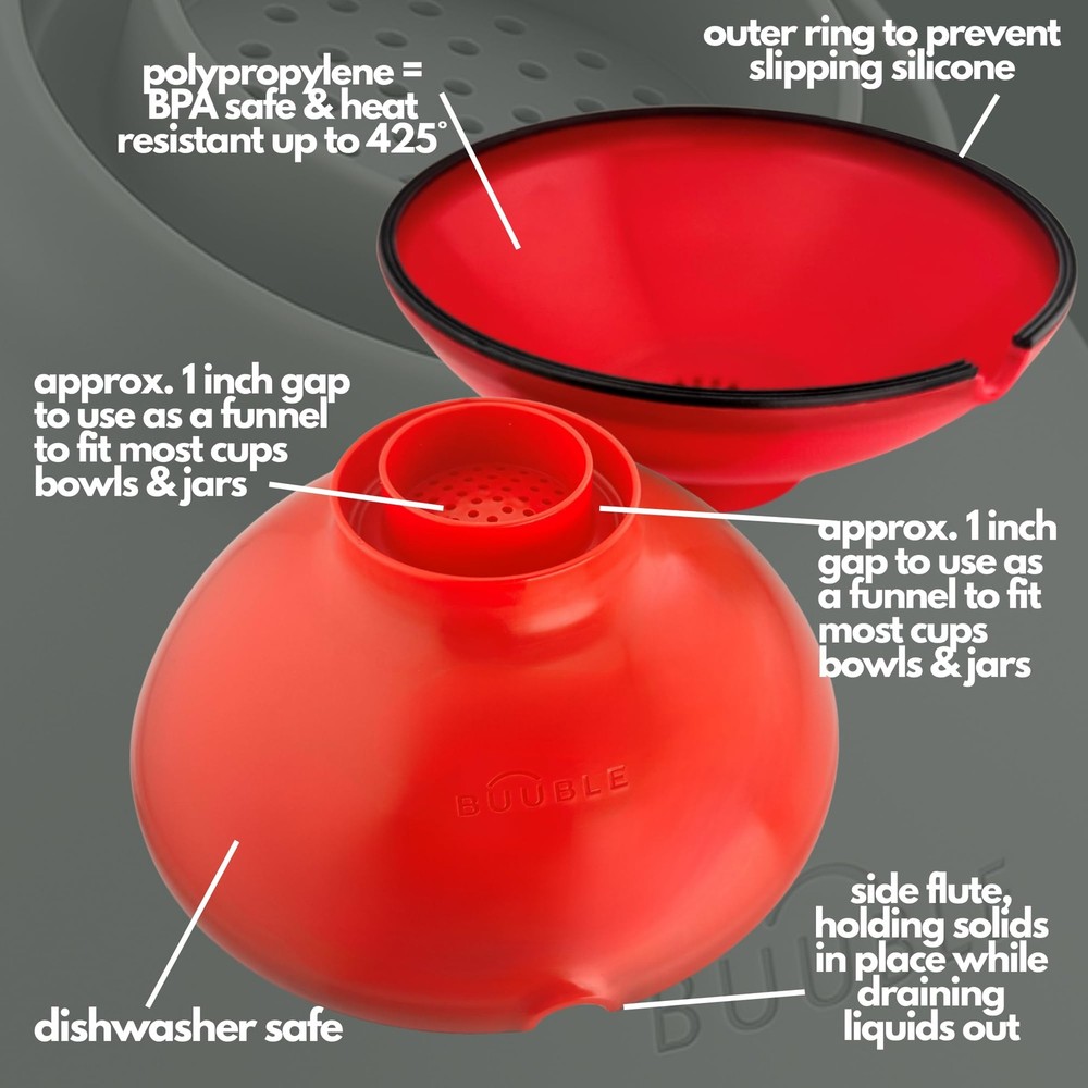 The Ultimate Grease Drainer red