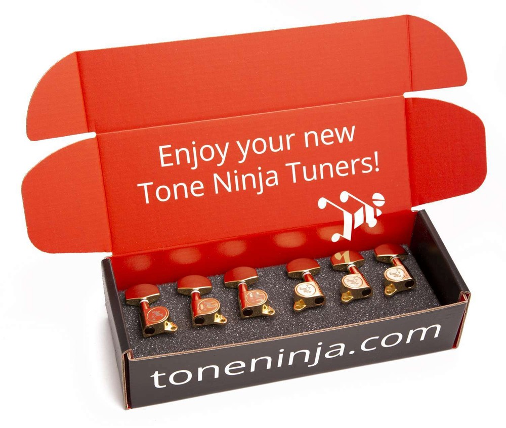 Genuine Tone Ninja Tuners, 3x3, Large button Gold