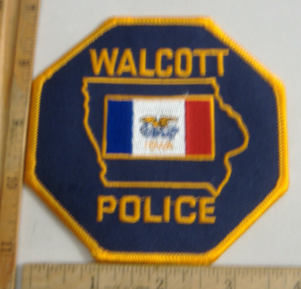 WALCOTT  IOWA FABRIC PATCH