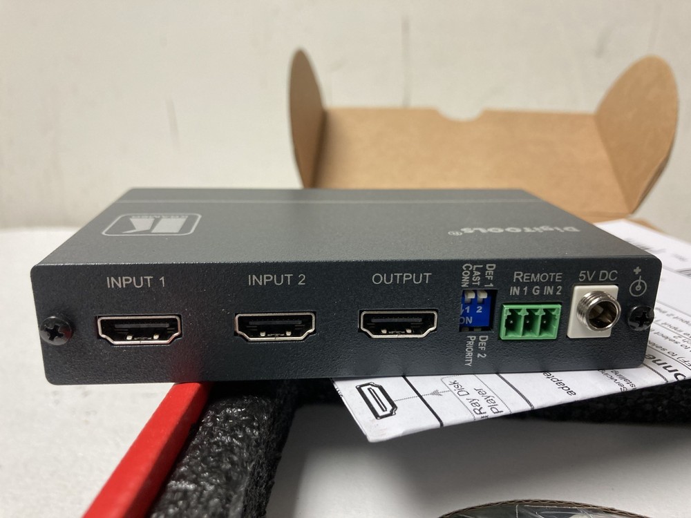 Kramer DigiTOOLS VS-211H2 Automatic HDMI Standby Switcher Open Box
