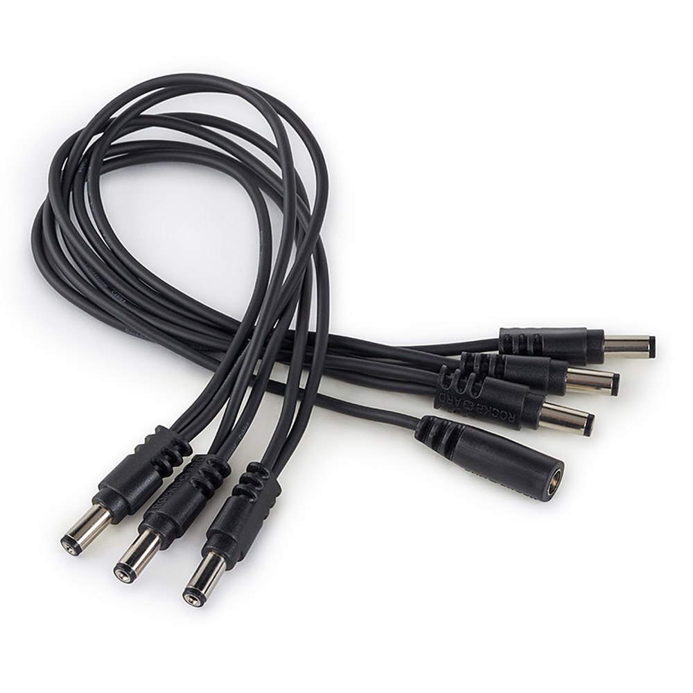 RockBoard Flat Daisy Chain Cable 6 Outputs - Straight
